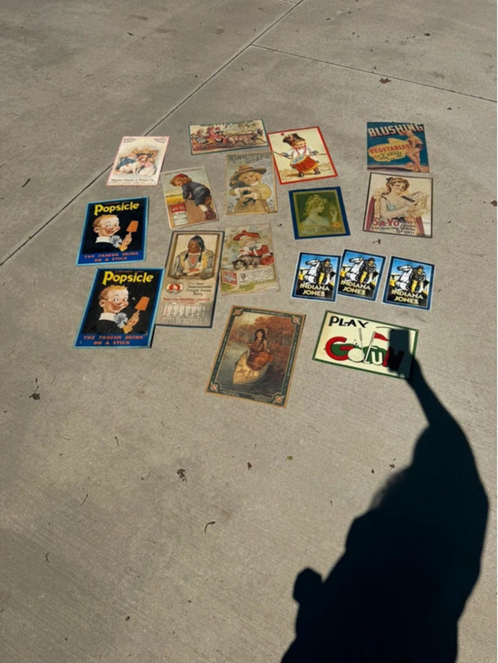 Lot of Repop Advertisement Signs